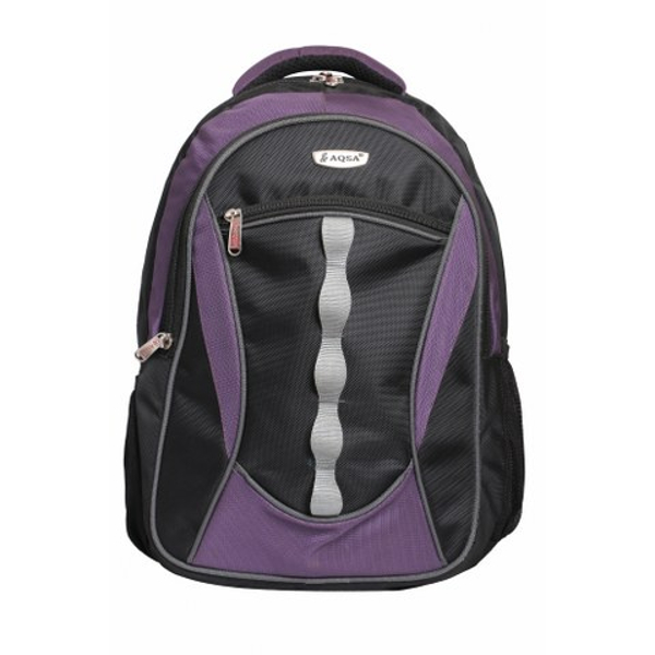 Aqsa ALB60 Stylish Laptop Bag (Wine and Black)